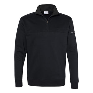 Columbia 212475 Men's Hart Mountain™ II Half-Zip Pullover in Black — genuine manufacturer product photograph, square format
