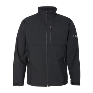 Columbia 212483 Men's Ascender™ Soft Shell Jacket in Black — genuine manufacturer product photograph, square format