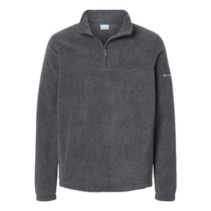 Columbia 212486 Men's Steens Mountain™ Fleece Half-Zip Pullover in Charcoal Heather — genuine manufacturer product photograph, square format