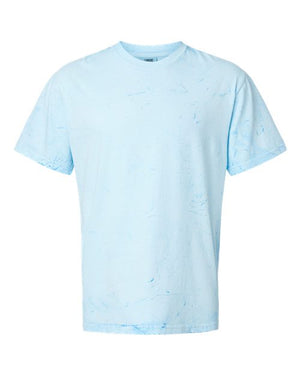 Comfort Colors 1745 Fiji Blue Unisex Colorblast Heavyweight T-Shirt, product front view