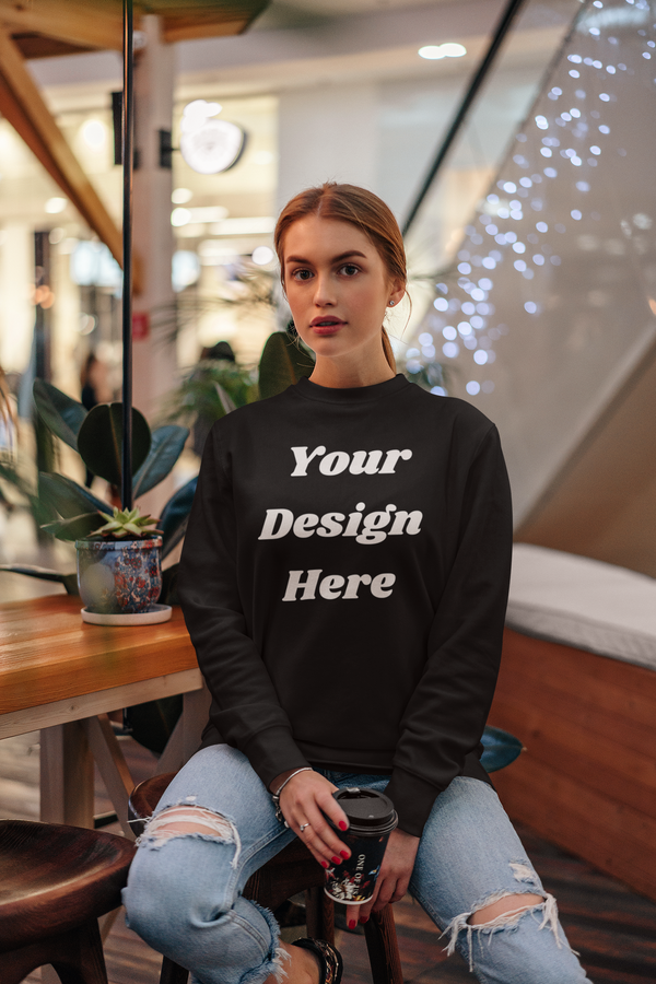 Embroidered Gildan Heavy Blend 18000 Crewneck Sweater