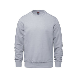 CSW 24/7 L00540 Crew adult crewneck sweatshirt in Ash Grey – front view