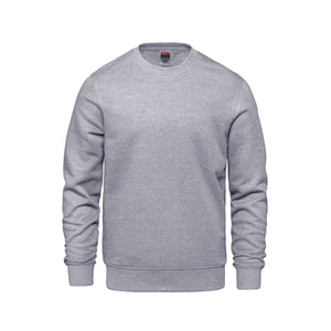 CSW 24/7 L00540 Crew adult crewneck sweatshirt in Athletic Grey Heather – front view