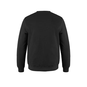 CSW 24/7 L00540 Crew adult crewneck sweatshirt in Black – back view