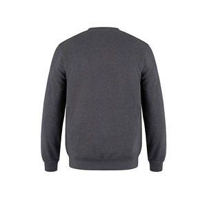 CSW 24/7 L00540 Crew adult crewneck sweatshirt in Charcoal Heather – back view