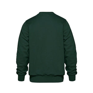CSW 24/7 L00540 Crew adult crewneck sweatshirt in Forest Green – back view