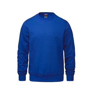 CSW 24/7 L00540 Crew adult crewneck sweatshirt in Royal – front view