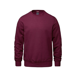 CSW 24/7 L00540 Crew adult crewneck sweatshirt in Maroon – front view