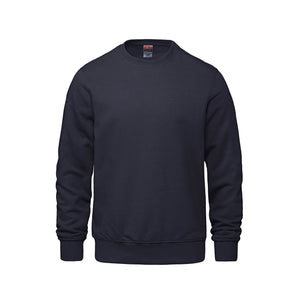 CSW 24/7 L00540 Crew adult crewneck sweatshirt in Navy – front view