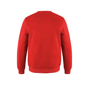CSW 24/7 L00540 Crew adult crewneck sweatshirt in Red – back view