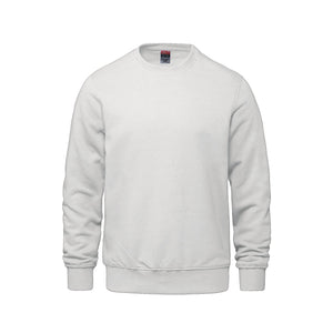 CSW 24/7 L00540 Crew adult crewneck sweatshirt in White – front view