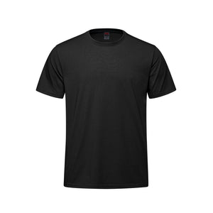 CSW 24/7 Sprint S05650 adult crewneck T-shirt, front view - Black
