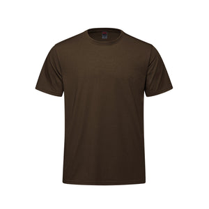 CSW 24/7 Sprint S05650 adult crewneck T-shirt, front view - Brown