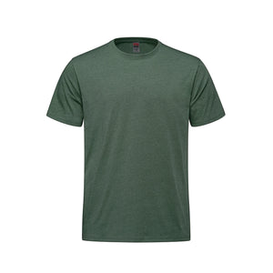 CSW 24/7 Sprint S05650 adult crewneck T-shirt, front view - Forest Heather