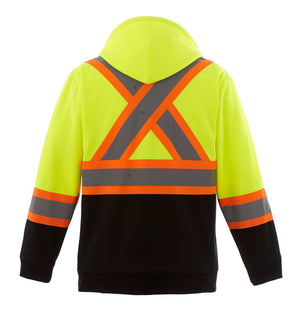 CX2 L00682 Freedom Hi-Vis Full Zip Hoodie - garment view 6