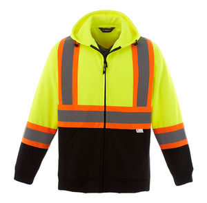 CX2 L00682 Freedom Hi-Vis Full Zip Hoodie - garment view 5