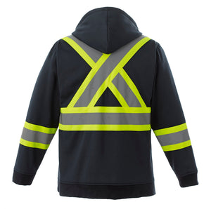 CX2 L00682 Freedom Hi-Vis Full Zip Hoodie - garment view 8