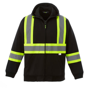 CX2 L00682 Freedom Hi-Vis Full Zip Hoodie - garment view 3