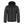 CX2 L00980 Glacial men's puffy jacket with detachable hood in Black — front view