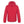 CX2 L00980 Glacial men's puffy jacket with detachable hood in Red — back view