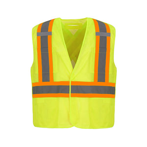 CX2 L01155 Sentinel Mesh Hi-Vis Tear-Away Safety Vest - supplier garment view 1