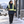 CX2 L01250 Armour Hi-Vis Insulated Parka in Navy - second lifestyle view