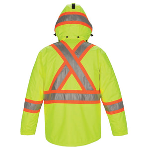 CX2 L01250 Armour Hi-Vis Insulated Parka - supplier garment view 2