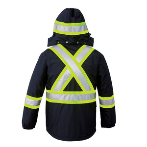 CX2 L01250 Armour Hi-Vis Insulated Parka - supplier garment view 8