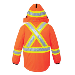 CX2 L01250 Armour Hi-Vis Insulated Parka - supplier garment view 4