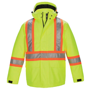 CX2 L01250 Armour Hi-Vis Insulated Parka - supplier garment view 1