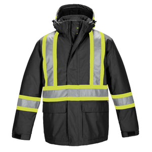 CX2 L01250 Armour Hi-Vis Insulated Parka - supplier garment view 5