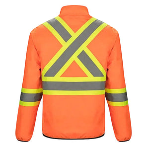 CX2 L01260 Safeguard Reversible Hi-Vis Insulated Jacket - supplier garment view 2