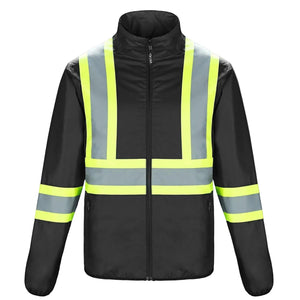 CX2 L01260 Safeguard Reversible Hi-Vis Insulated Jacket - supplier garment view 4