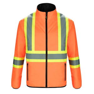 CX2 L01260 Safeguard Reversible Hi-Vis Insulated Jacket - supplier garment view 1