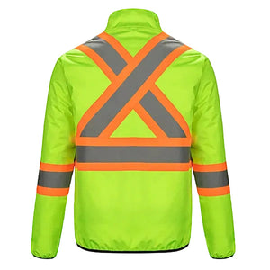 CX2 L01260 Safeguard Reversible Hi-Vis Insulated Jacket - supplier garment view 8