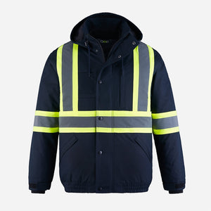 CX2 L01277 Peterbuilt 3-in-1 Hi-Vis Bomber Jacket - supplier garment view 13