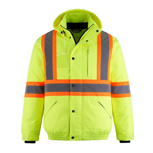 CX2 L01277 Peterbuilt 3-in-1 Hi-Vis Bomber Jacket - supplier garment view 9