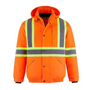 CX2 L01277 Peterbuilt 3-in-1 Hi-Vis Bomber Jacket - supplier garment view 5