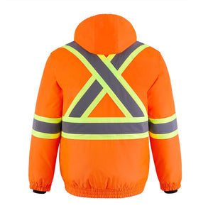 CX2 L01277 Peterbuilt 3-in-1 Hi-Vis Bomber Jacket - supplier garment view 6