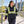 CX2 L01305 Shield Hi-Vis Softshell Jacket in Navy - second lifestyle view