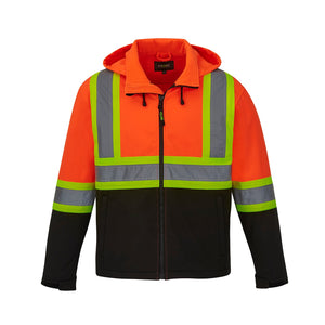 CX2 L01305 Shield Hi-Vis Softshell Jacket - garment view 5