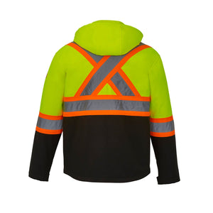 CX2 L01305 Shield Hi-Vis Softshell Jacket - garment view 2