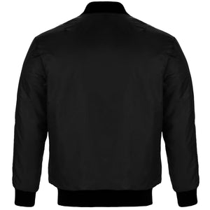 CX2 L09300 men's insulated bomber jacket in Black — back view