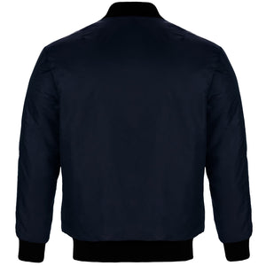 CX2 L09300 men's insulated bomber jacket in Navy — back view