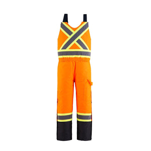 CX2 P01255 Cabover Hi-Vis Insulated Bib Overalls - supplier garment view 6