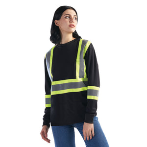 CX2 S05948 Beacon Long Sleeve Hi-Vis Performance T-Shirt - garment view 10