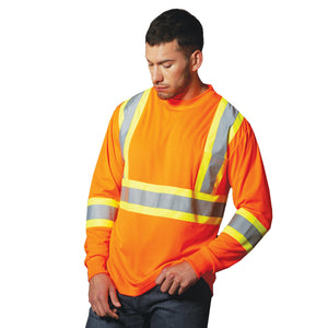 CX2 S05948 Beacon Long Sleeve Hi-Vis Performance T-Shirt - garment view 2
