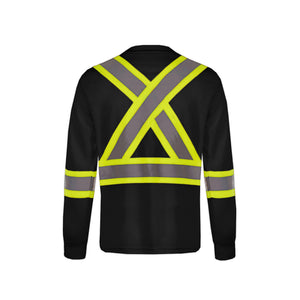 CX2 S05948 Beacon Long Sleeve Hi-Vis Performance T-Shirt - garment view 5