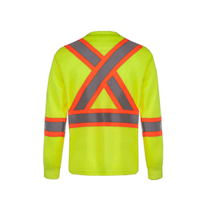 CX2 S05948 Beacon Long Sleeve Hi-Vis Performance T-Shirt - garment view 3