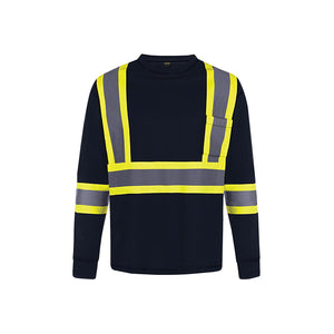CX2 S05948 Beacon Long Sleeve Hi-Vis Performance T-Shirt - garment view 8